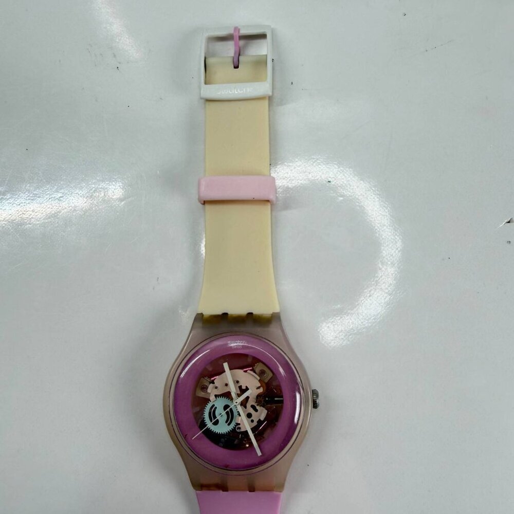 Swatch Swiss – Skeleton Dial Pink Model (Swiss Made) - Picture 6 of 15